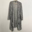 Torrid Grey Pointelle Open Front Cardigan Photo 2