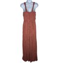 Lulus  Mauve Wide Strap Wide Leg Sheer Overlay Layered Jumper Women's Small NEW Photo 1