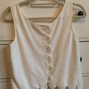 Lily White Scalloped Tank Photo 1