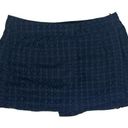 CAbi  100% cotton navy eyelet skort with side zip closure; style# 5111; size 6 Photo 0