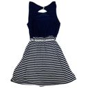 Delia's Vintage Delia’s Nautical Sailor Sleeveless Stripes Dress Size Medium Juniors Photo 3