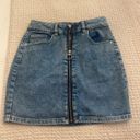 Garage Zip Up Denim Skirt Photo 0