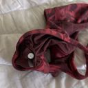 Lululemon  Flow Y Nulu Bra Red Leaf Multi (Size: 6) Photo 1