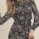 Lush Clothing NWT Lush Long Sleeve Floral Maxi with Side Cut Out Photo 3