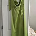 Green Silk Dress Size XS Photo 2