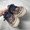 Jack Rogers Mia Platform Floral Espadrille Sneaker Shoes Lace Up Boho Retro 70s Photo 5