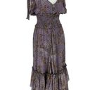 Alexis  Clemence Dress In Purple Bouquet Photo 8