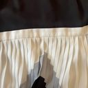 Banana Republic Like New Cocktail Dress Lined With Pleated Skirt Chevron Pattern Black Gray And White Medium Photo 2