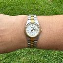 Seiko Vintage  SQ Women’s Two Tone W/Day/Date Wristwatch Water Resistant Photo 1