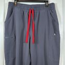 FIGS  Limited Edition Charcoal Gray Yola Cargo Scrub Pants Hospital Doctor Nurse Photo 3