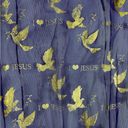 Dove I love Jesus Purple Gold  Scarf Sheer Photo 4