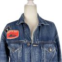 Polo  Ralph Lauren Women’s Nautical Patchwork Blue Denim Trucker Jacket Small Photo 1