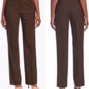 Lafayette 148 Brown Wool Waverly Trousers Photo 1