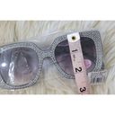 Juicy Couture  Oversized Rhinestone Studded Sunglassss NWT Photo 7