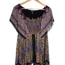 Style & Co Blouse Tribal Multicolor Tiered Eclectic Size XL EUC Photo 8