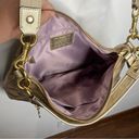 Coach  crossbody bag hobo gold medium size Photo 7