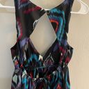 Roxy Colorful Patterned Back Cutout Dress Photo 4