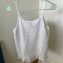 AQUA White Crochet Top Photo 1