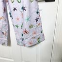 Hill House  The Skylar Pant Sea Creatures 100% Linen Pants Size M Beach Ocean Photo 3