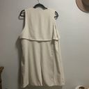 Romeo + Juliet Couture  Khaki Layered Trench Vest Size Large Photo 5