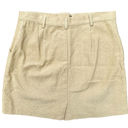 Love Riche  Mini Skirt Corduroy Lace Up Tan Women's Medium Photo 1