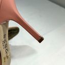 Vintage‎ Y2k BCBG Paris Leather Bow Cut Out Pump Heels 9 Pink Photo 5