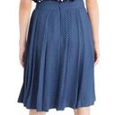 J.Crew NWT  Double Pleated Midi Blue Polka Dot Skirt size 12 Photo 0