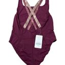 Fabletics Maroon  Swimsuit Photo 1