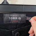 Torrid  premium sky high skinny distressed black jeans size 16s Photo 11