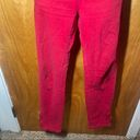 Silence + Noise Red Zipper  High Waisted Jeggings Size 26 Photo 2