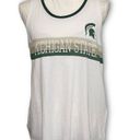 Rivalry Threads NWT Michigan State Spartans Ladies’ Sleeveless Muscle Tee Tank Top New Ringer Photo 0