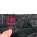 Tripp NYC  Skull Low Rise Skinny Jeans Black Stretch Denim size 29 Juniors 9 Photo 6