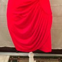 Cache Pleated Mini Red Skirt Photo 5