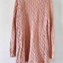 Leo & Nicole  Pink Crochet Knit Cardigan Kimono - Size XXL Photo 1