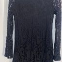 Socialite Black Lace Long Sleeve Dress Photo 2