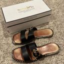 Coach And Four Sandals Black Size 8.5 Photo 0