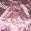 Tic Toc Pink Silk Mini Dress Photo 4