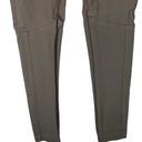 The Row Savile Co. Gray Slack Pull On Stretch Zipper Detail Leggings Women Sz 6 Photo 3