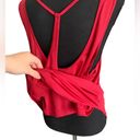 Nike  Dri-fit NWT red lightweight jersey layered strappy loose tank top Photo 4