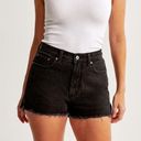 Abercrombie & Fitch Curve Love High Rise Mom Shorts Photo 0