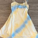 ZARA Tie Dye Satin Effect Mini Dress Photo 3