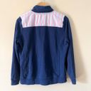 Vineyard Vines Stripe Shoulder Classic Shep Shirt Quarter Zip Sweatshirt Small Photo 4