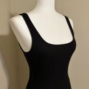 Love Tree Black Ribbed Bodycon Dress Size Medium Photo 0