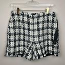 House of Harlow NWT  1960  Houndstooth Plaid Tweed Shorts - size 2 Photo 1