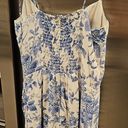 Reformation 💕💕 Kourtney Dress ~ Pompadour Blue Floral Bird Print 4 NWOT Photo 12