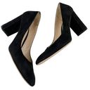 Gianvito Rossi  Linda Black Suede Block Heel Classic Pumps 40 Photo 2