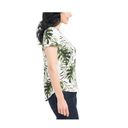 Hilary Radley  | WOMEN’S V-NECK SHORT SLEEVE BLOUSE TROPICAL PRINT SIZE M Photo 1