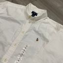 Ralph Lauren White Button Down Shirt/blouse. Photo 4