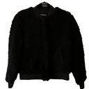 Who What Wear  Black Sherpa Jacket Photo 0