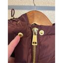 Cole Haan Women's  Puffer Coat Size Small Burgundy Photo 3